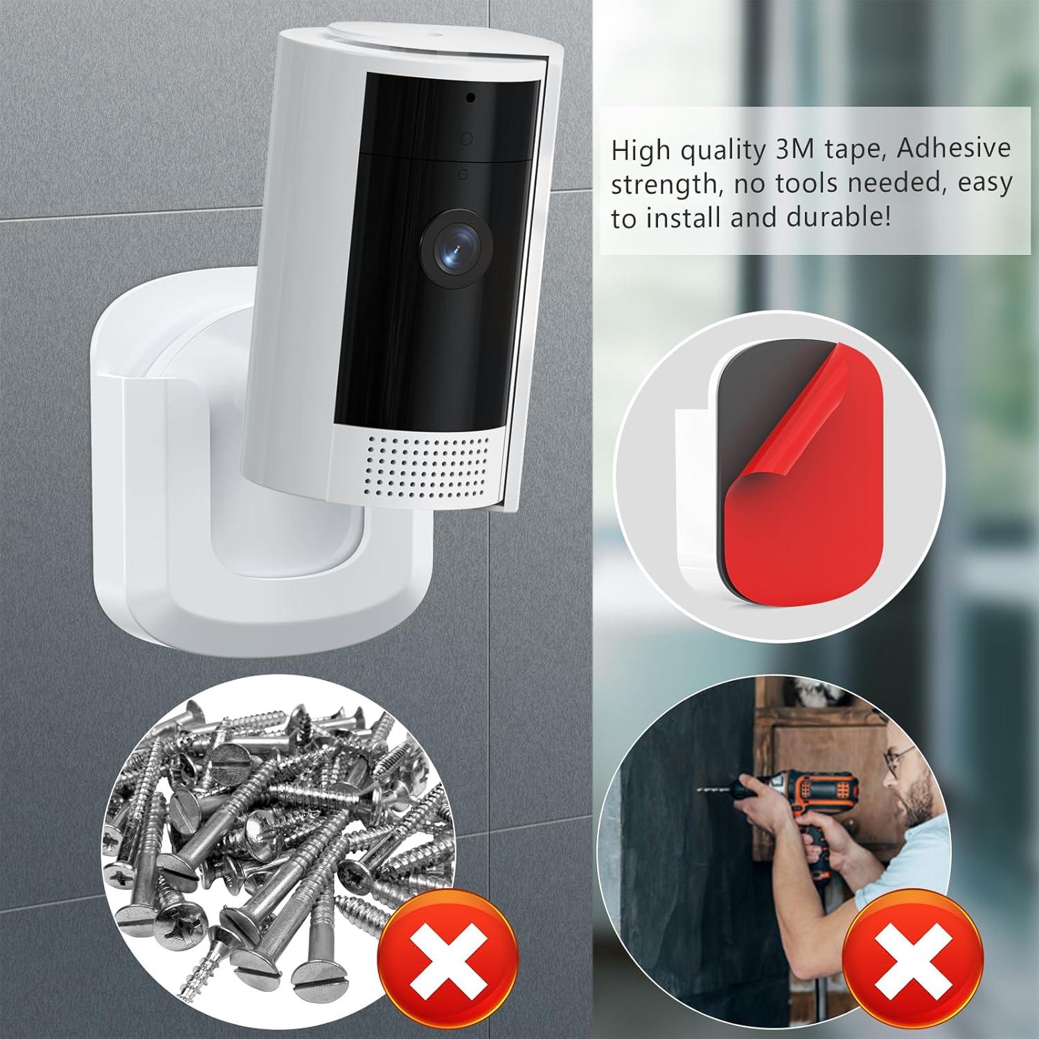 Paquete de 3 Soportes Adhesivos para Cámara Ring Interior