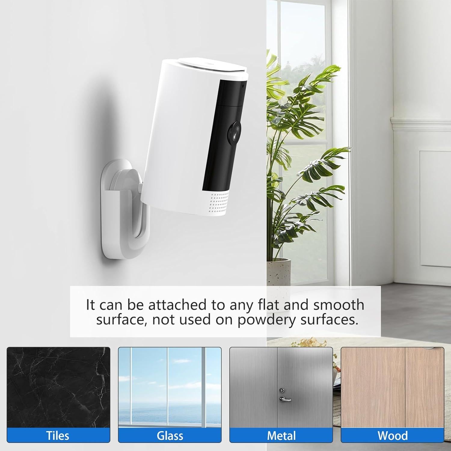 Paquete de 3 Soportes Adhesivos para Cámara Ring Interior