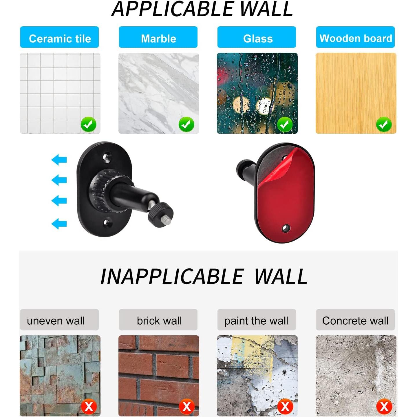 Soportes de Pared Adhesivos Fuertes StartVision para Blink