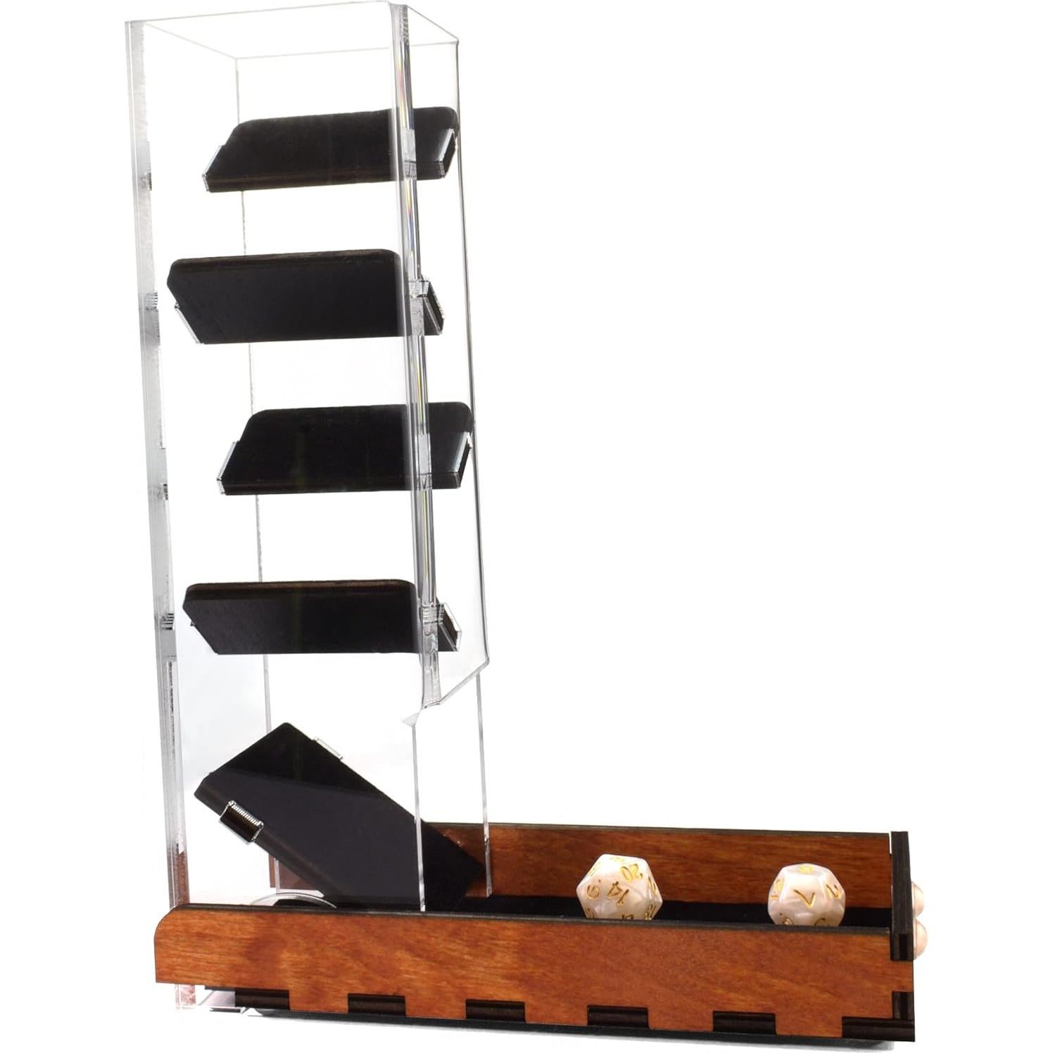 Torre de Dados C4Labs con Bandeja de Caoba - Sonido Suave