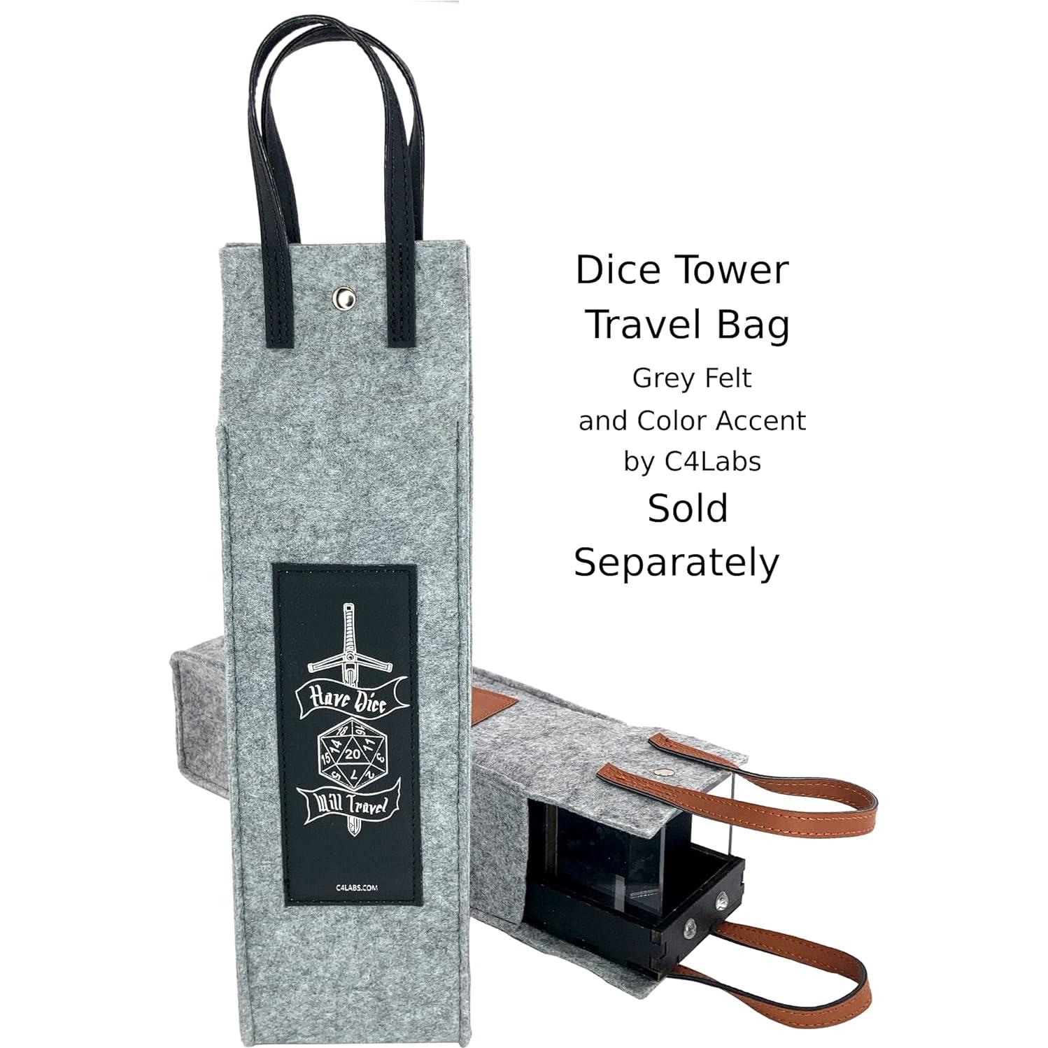 Torre de Dados C4Labs con Bandeja de Caoba - Sonido Suave