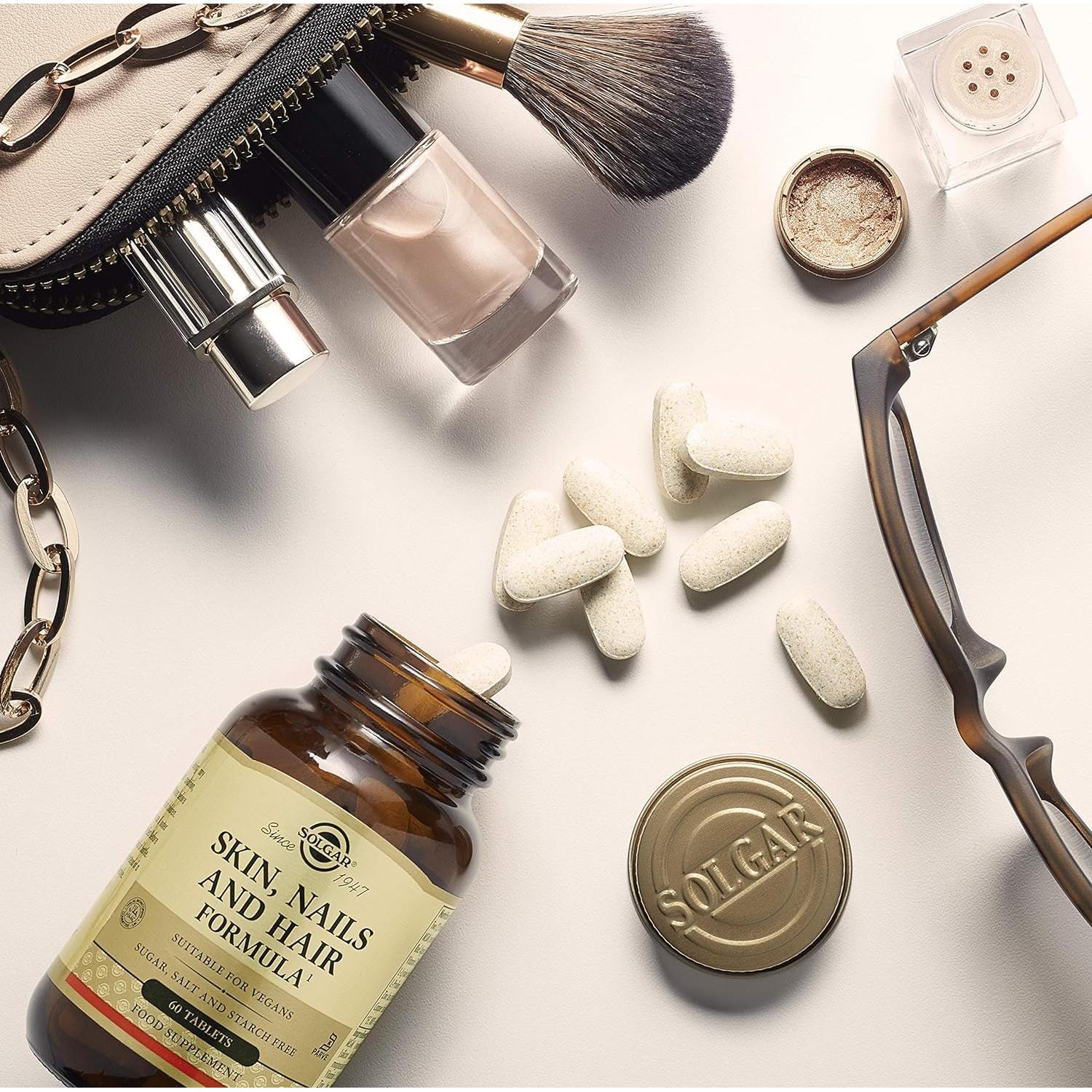 Solgar Piel, Uñas y Cabello 120 Tabletas - Apoyo Colágeno