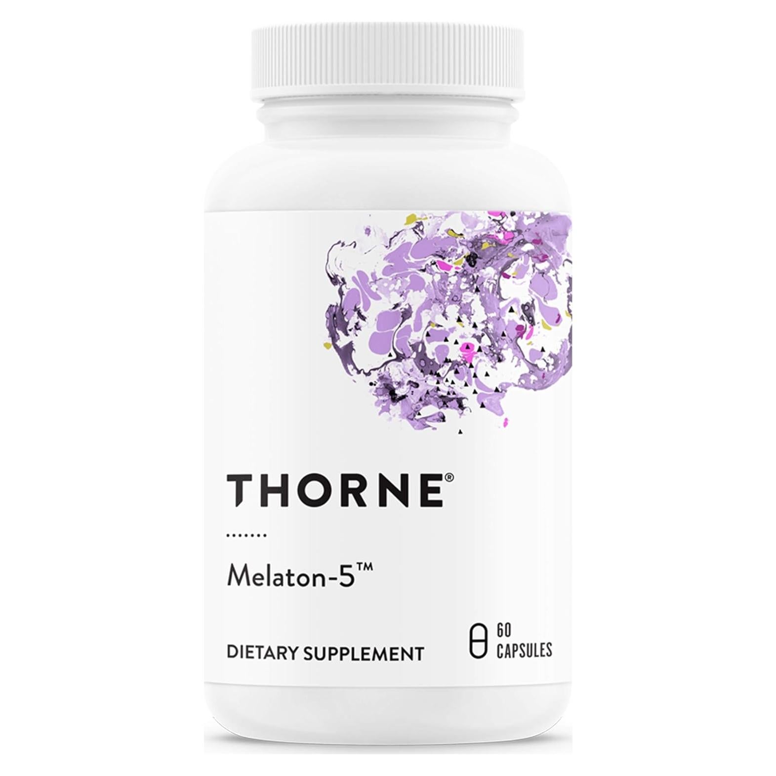 Melatonina Thorne Melaton-5 5mg 60 Cápsulas - Sueño Reparador