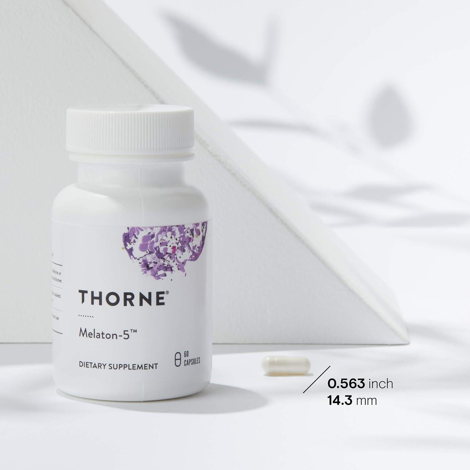 Melatonina Thorne Melaton-5 5mg 60 Cápsulas - Sueño Reparador