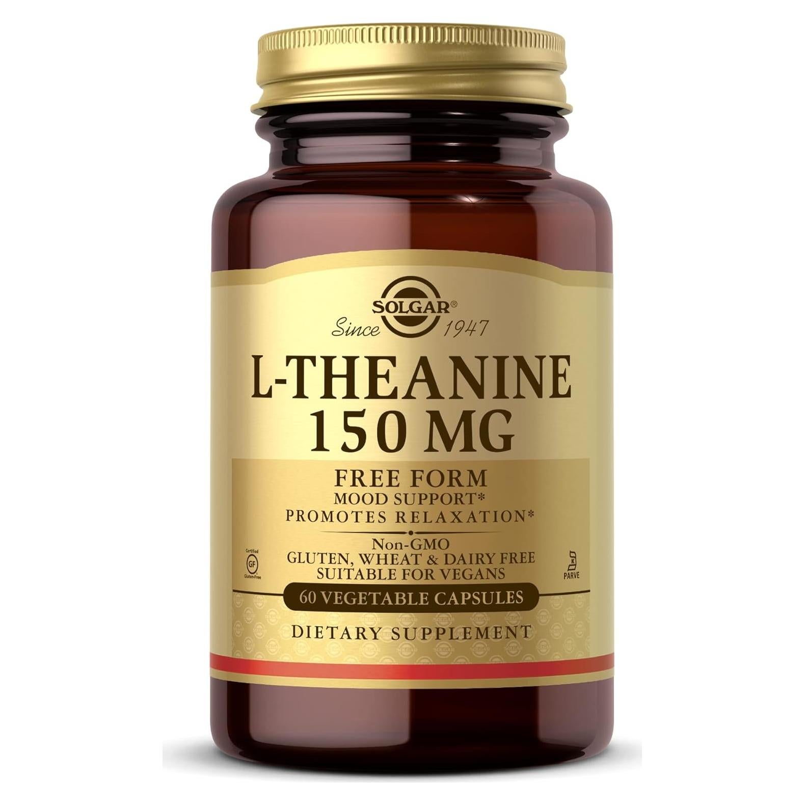 Solgar L-Theanine 150 mg - 60 Cápsulas Vegetales - Relajación