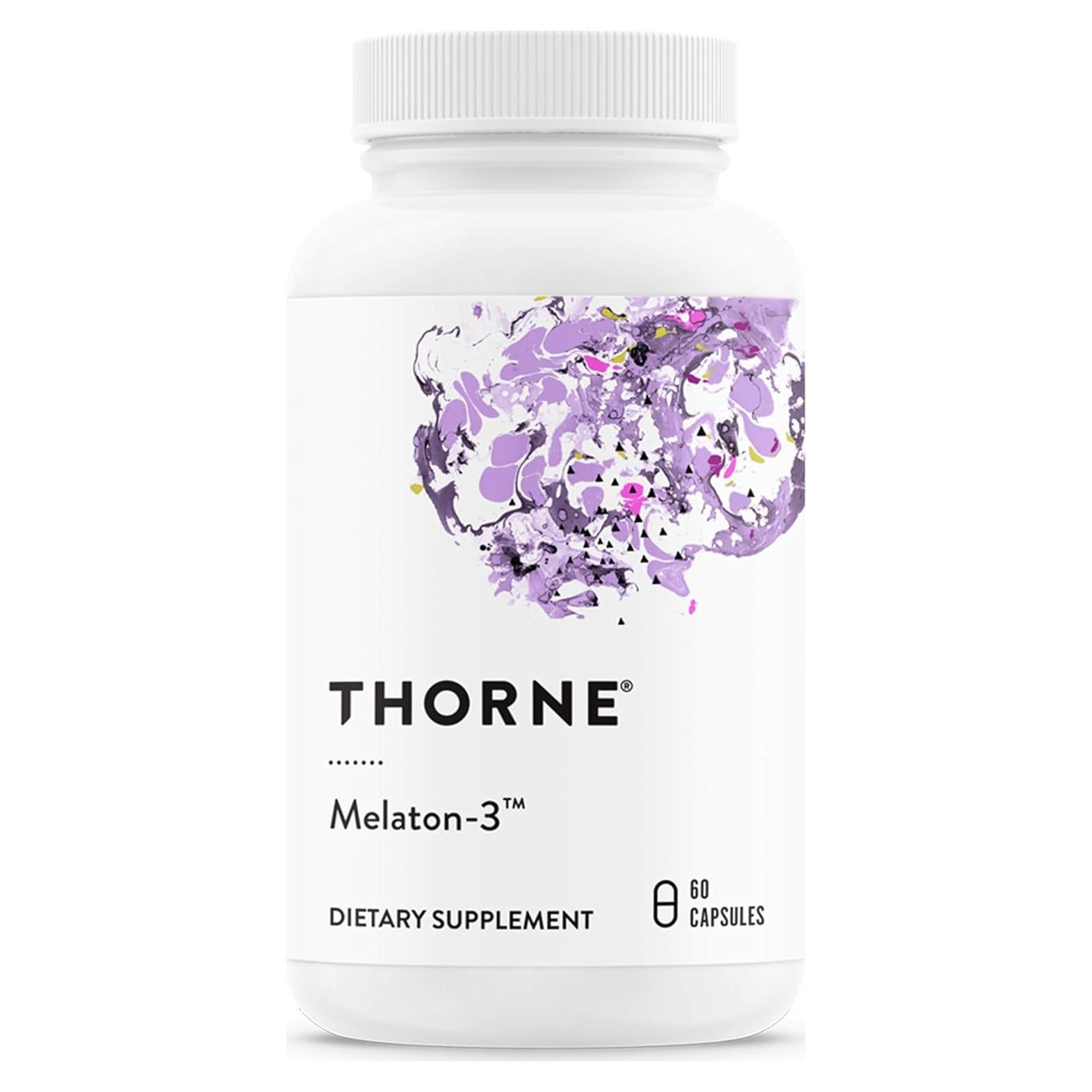 Melatonina Thorne 3mg - Sueño Reparador 60 Cápsulas