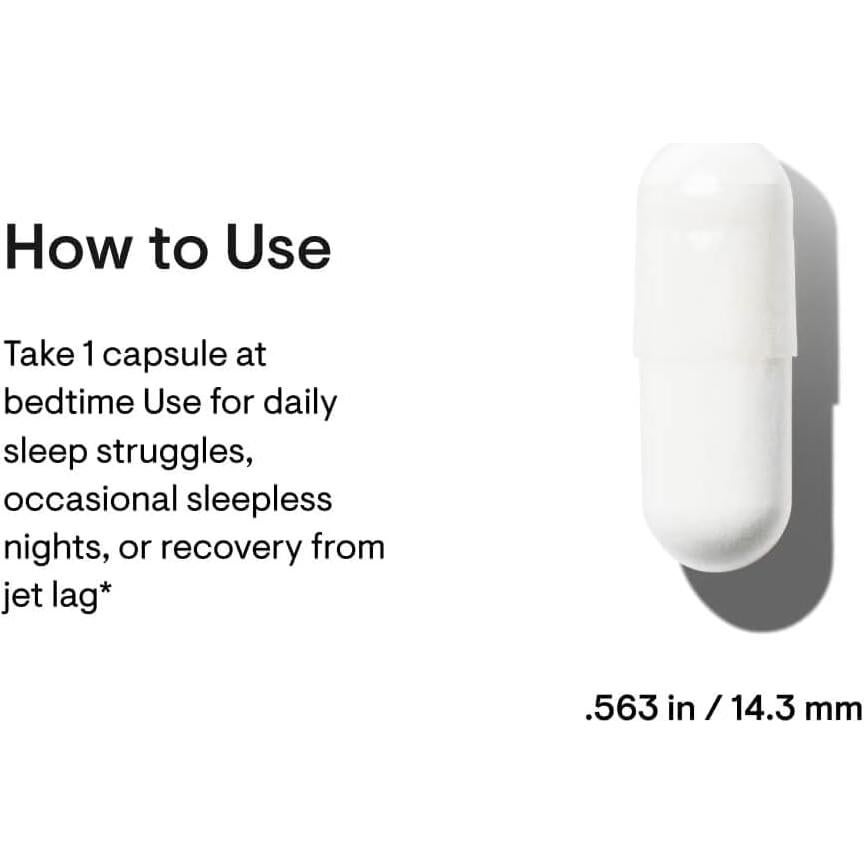 Melatonina Thorne 3mg - Sueño Reparador 60 Cápsulas