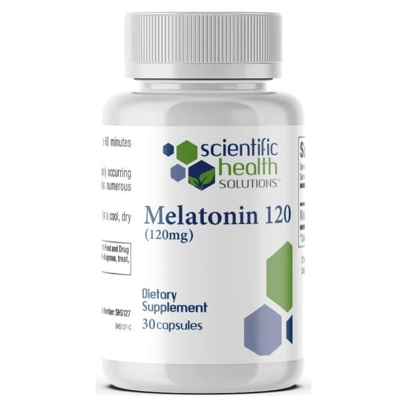 Melatonina 120mg Vegana en Cápsulas - Soluciones de Salud Científica