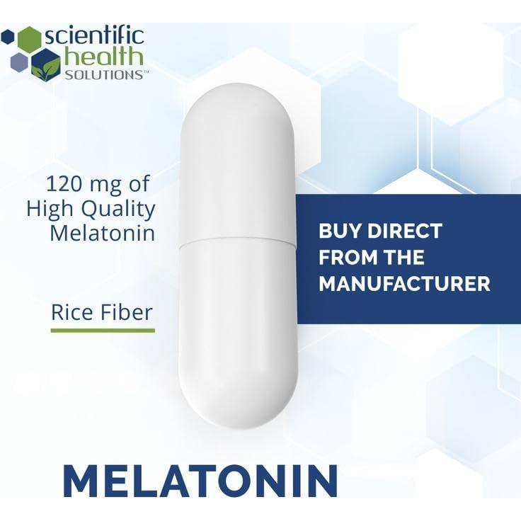 Melatonina 120mg Vegana en Cápsulas - Soluciones de Salud Científica