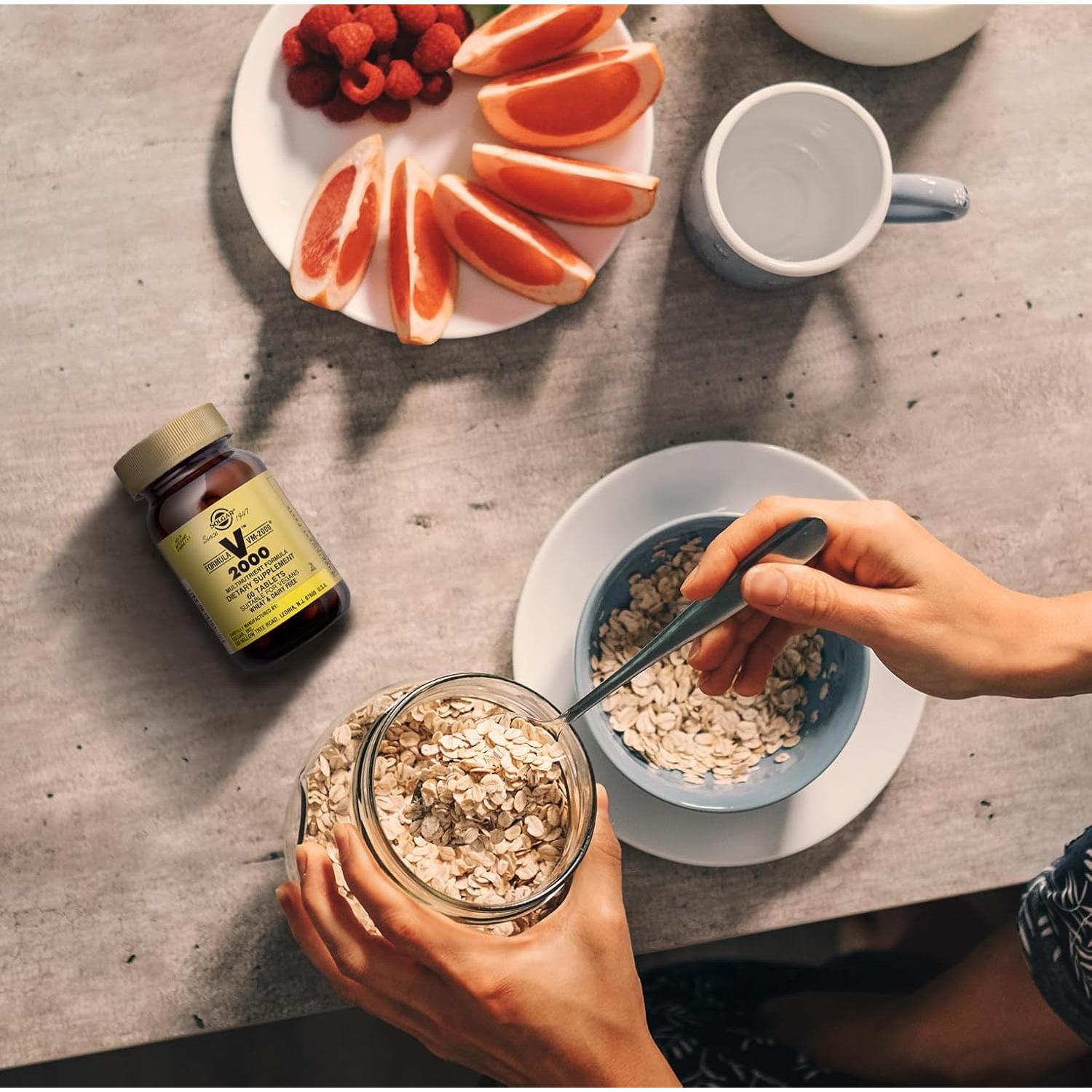 Solgar VM-2000 Multinutriente 180 Tabletas Veganas - Zinc y Antioxidantes