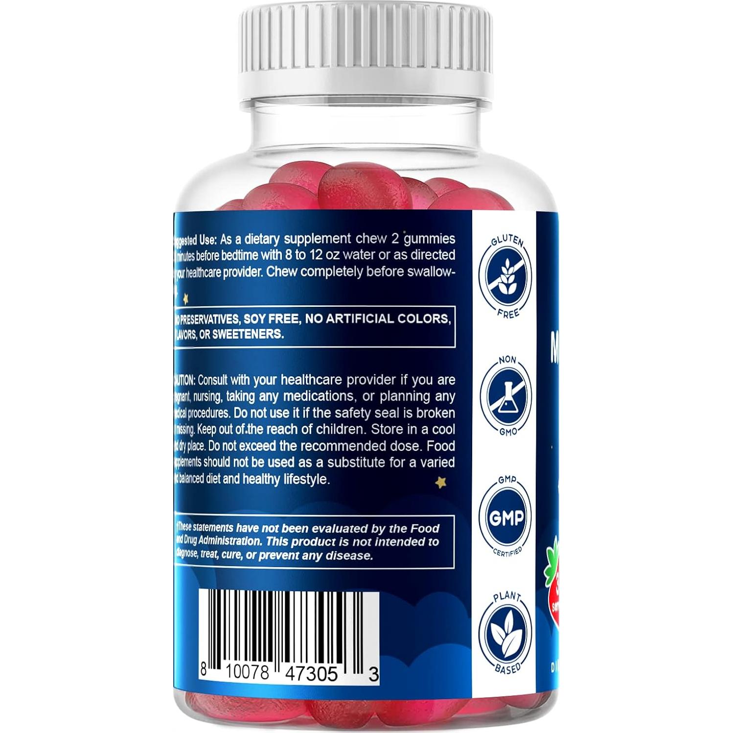 Gominolas de Melatonina Vitamatic 60 mg - 60 Unidades Vegetarianas