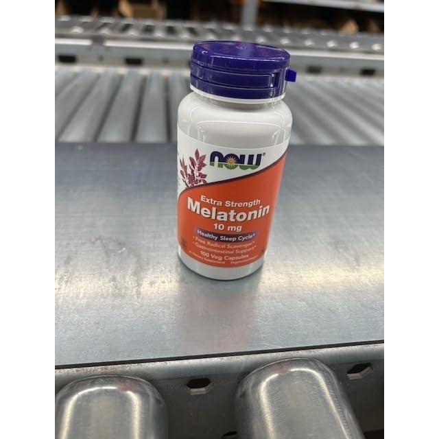 Melatonina 10 mg Now Foods 100 Cápsulas Vegetales