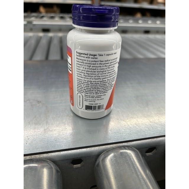 Melatonina 10 mg Now Foods 100 Cápsulas Vegetales