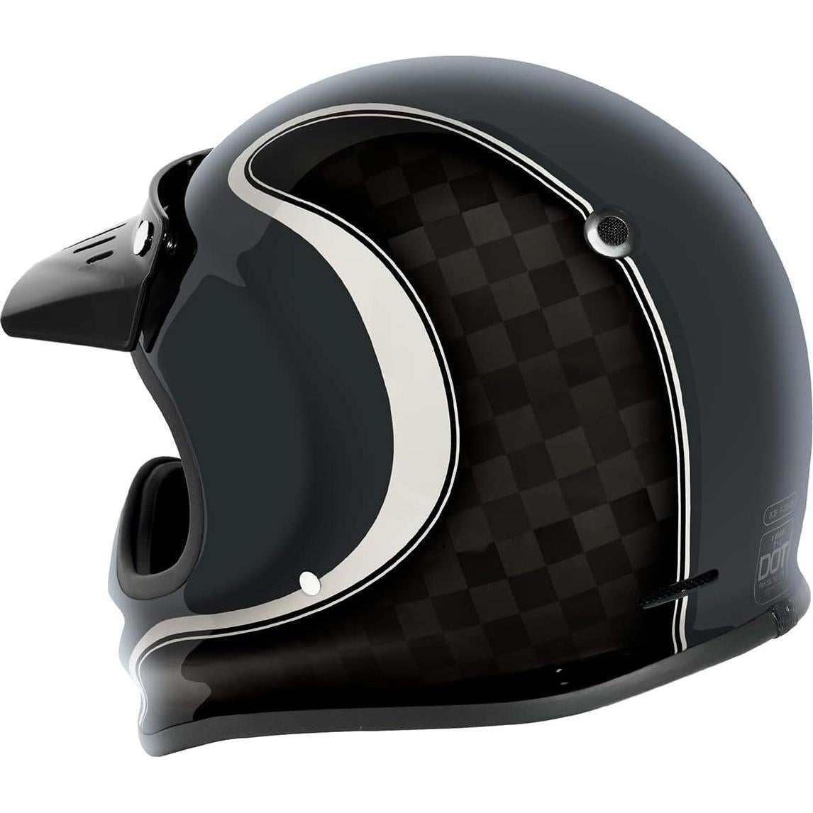 Casco Integral TORC T3 Gris Brillante X-Pequeño DOT ECE
