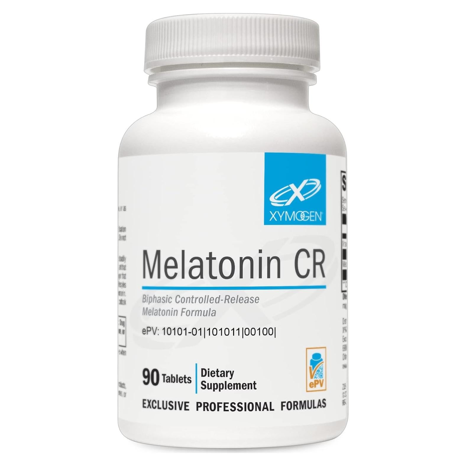 Melatonina CR Xymogen 5mg con Vitamina B6 - 90 Tabletas