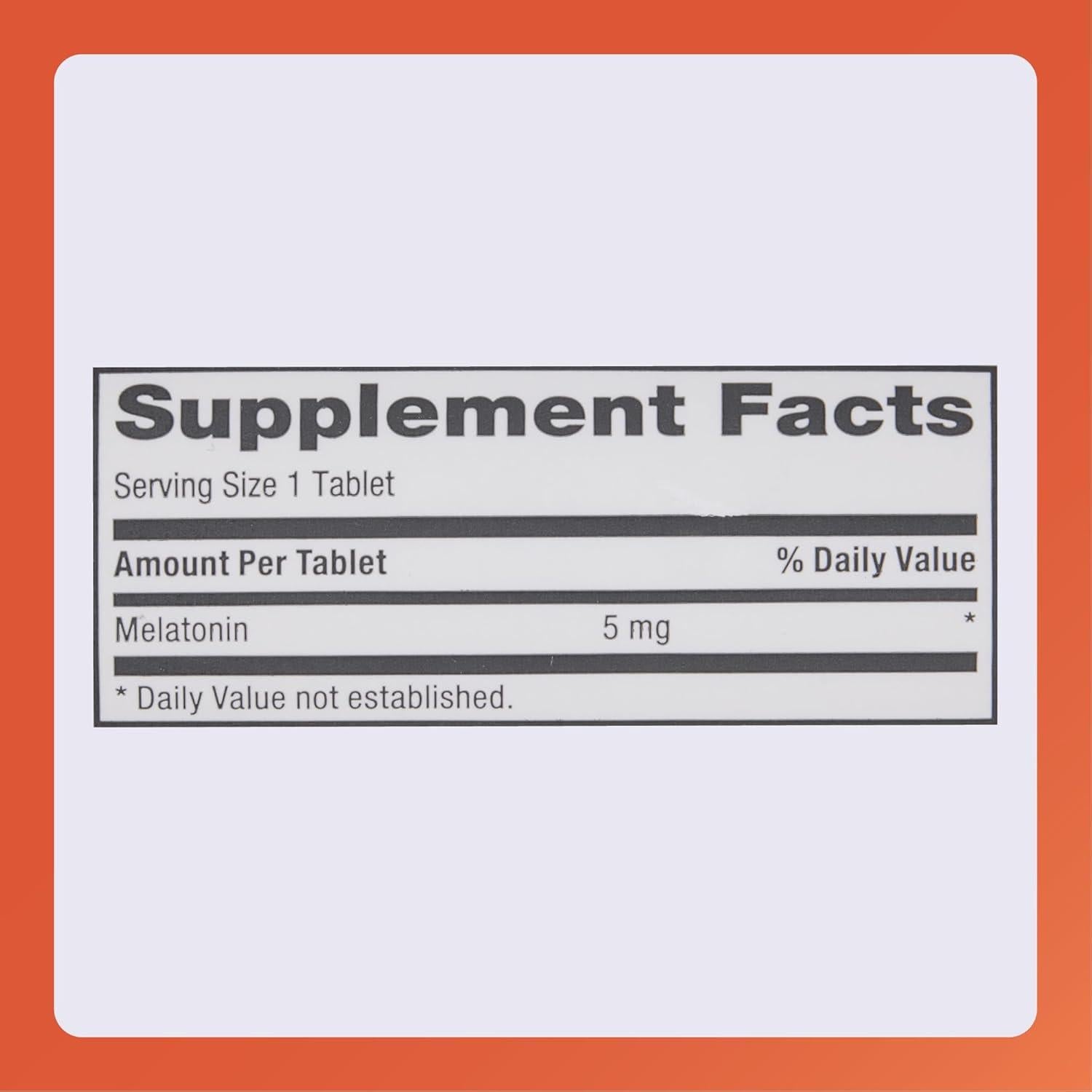 Tabletas de Melatonina Rugby 5mg - Suplemento 90 Unidades