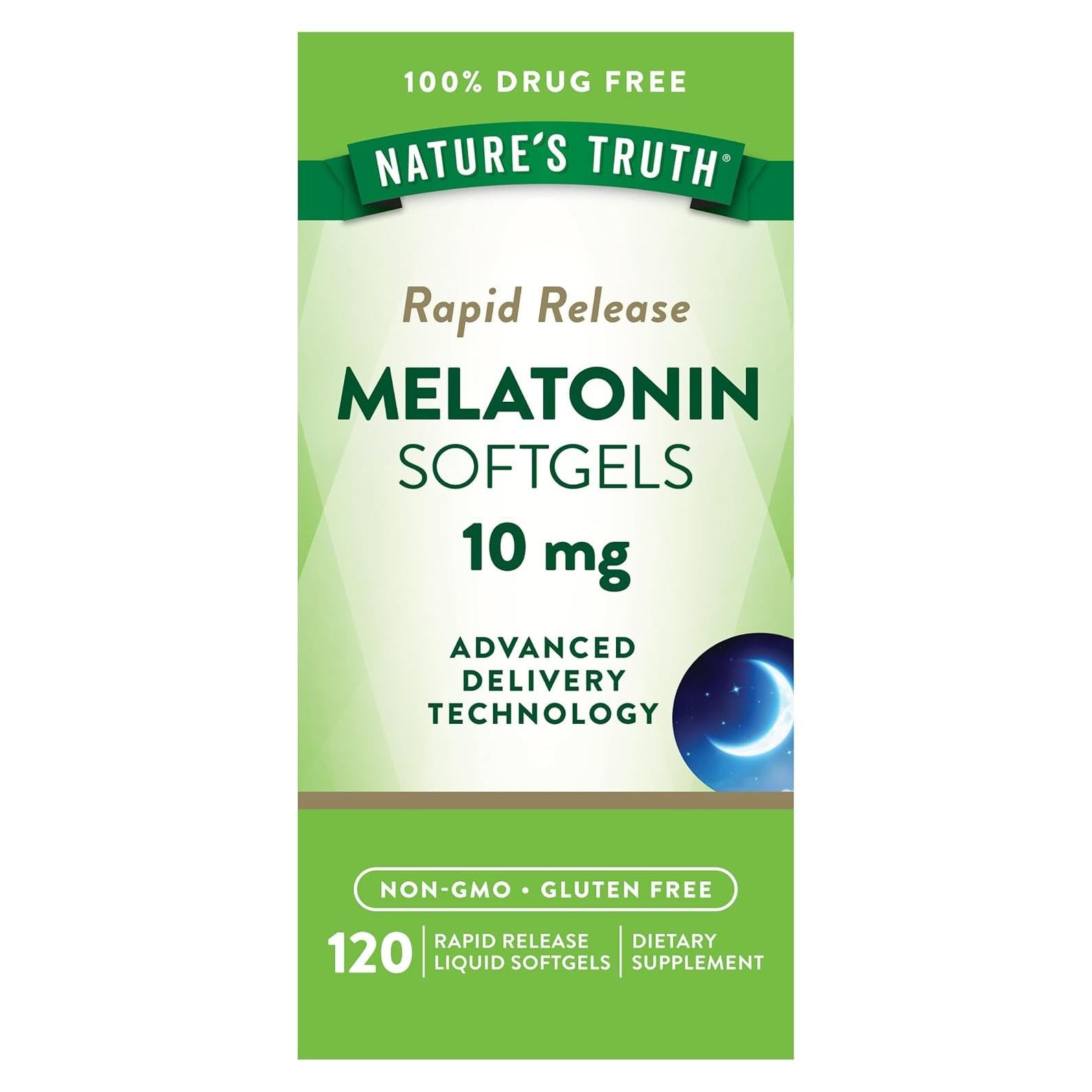 Melatonina 10mg La Verdad de la Naturaleza - 120 Cápsulas Blandas