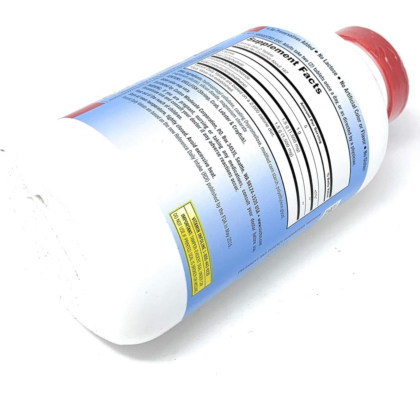 Glucosamina HCI con MSM Kirkland Signature 375 Tabletas