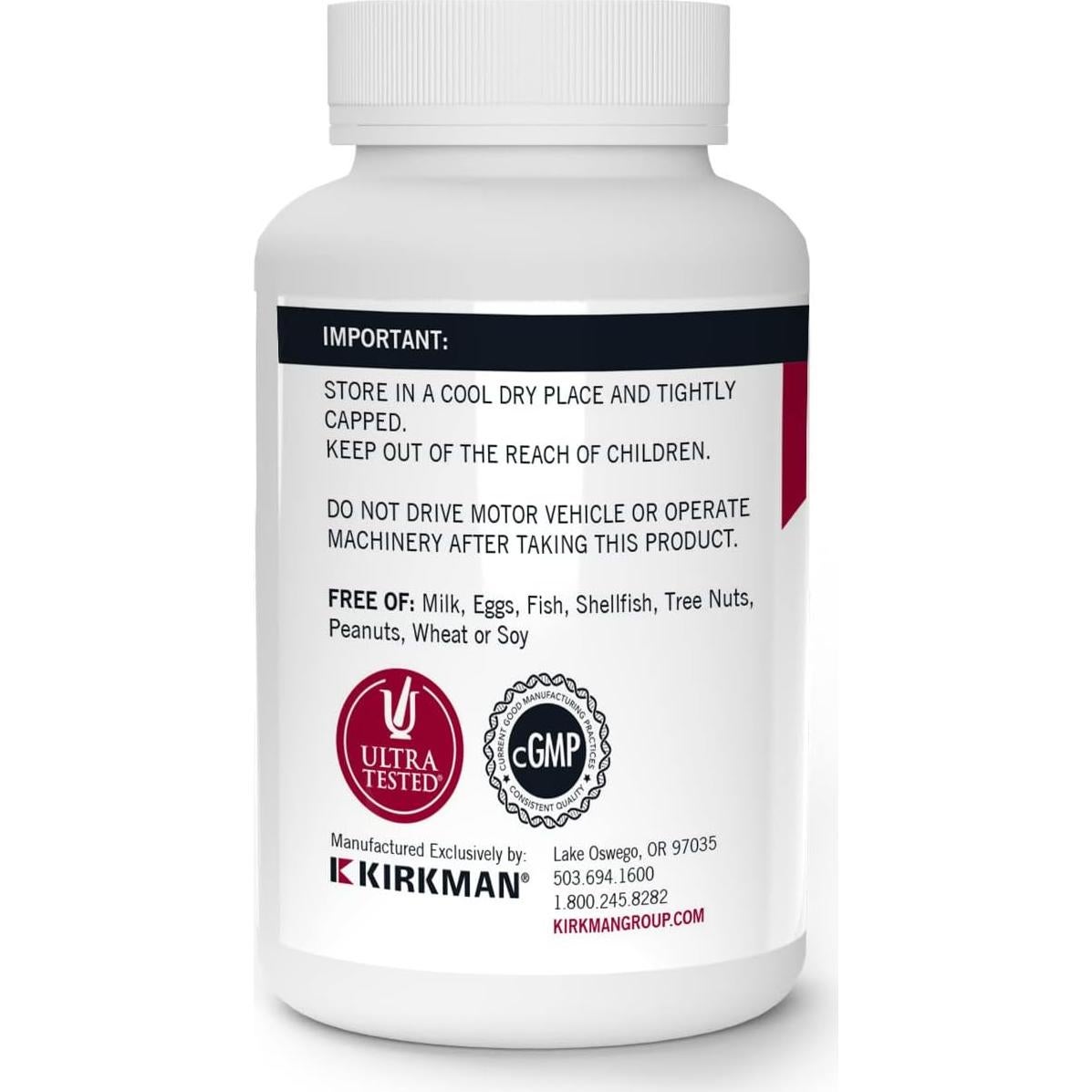 Tabletas Masticables de Melatonina Kirkman 1 mg - 100 Unidades - Sabor Menta