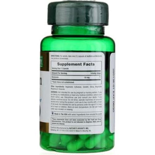 Cápsulas de Melatonina Nature's Bounty 10mg 60 Unidades