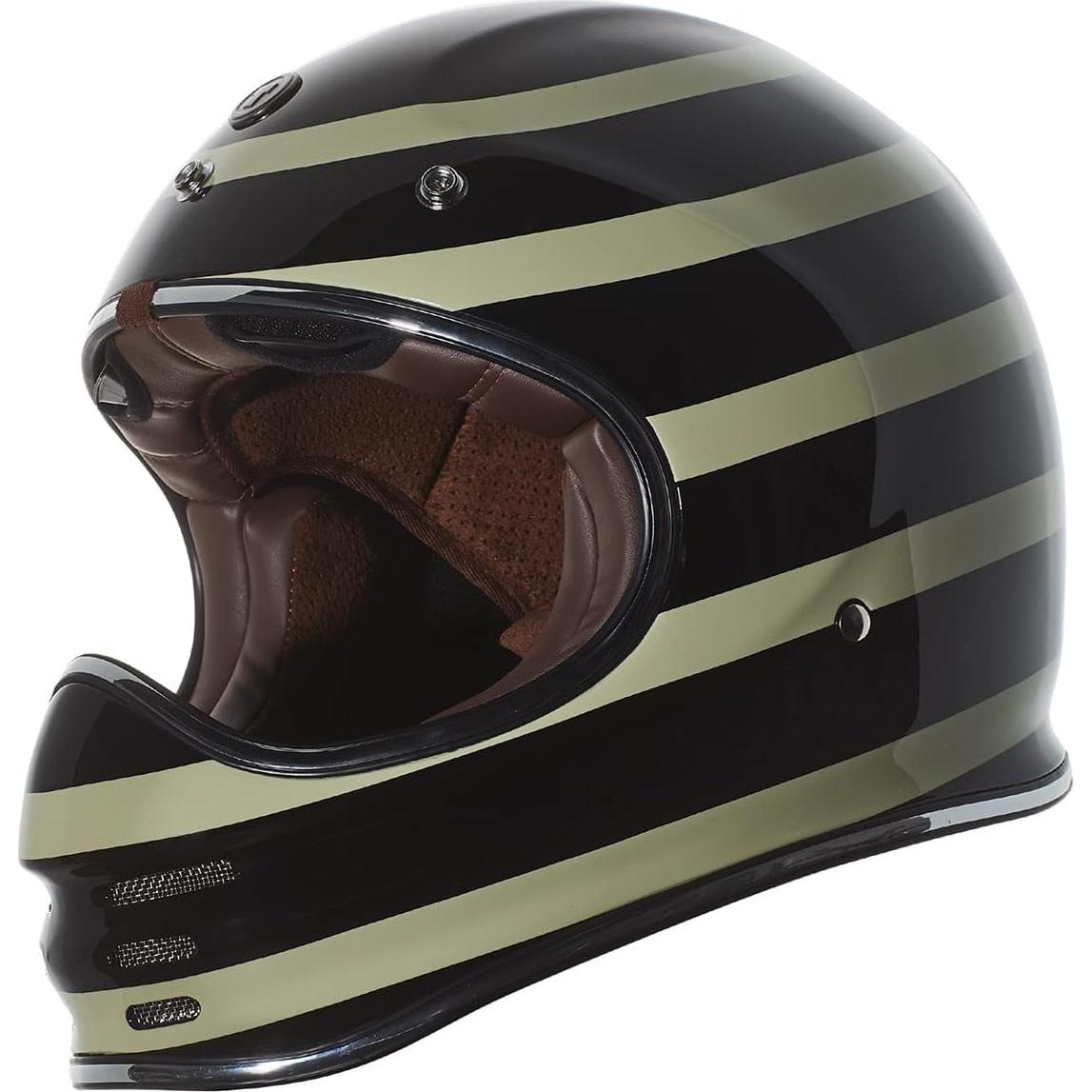 Casco Integral TORC T3 Retro Clásico Unisex 1.36 kg