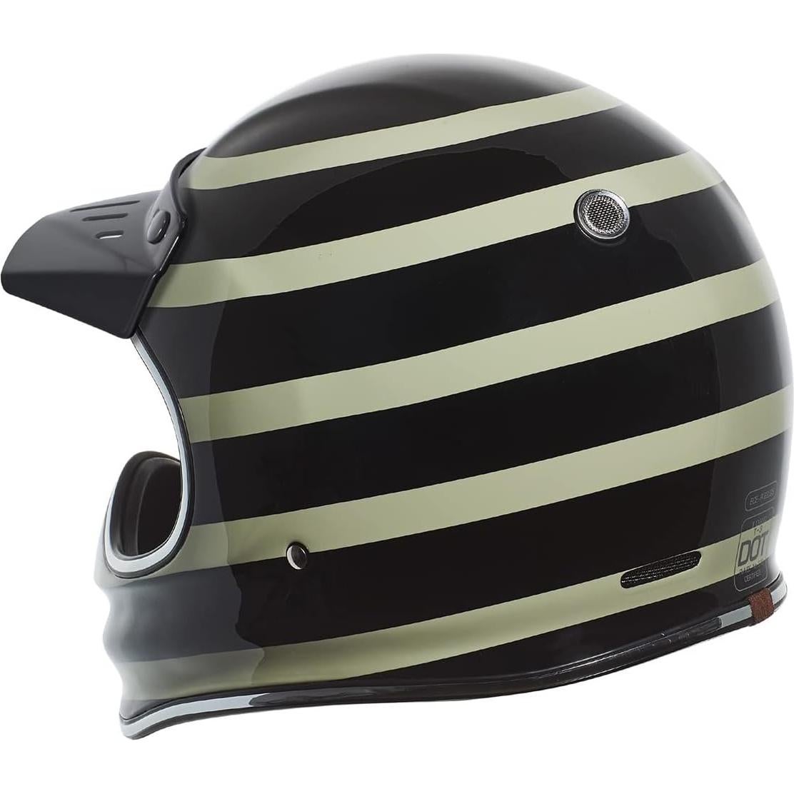 Casco Integral TORC T3 Retro Clásico Unisex 1.36 kg