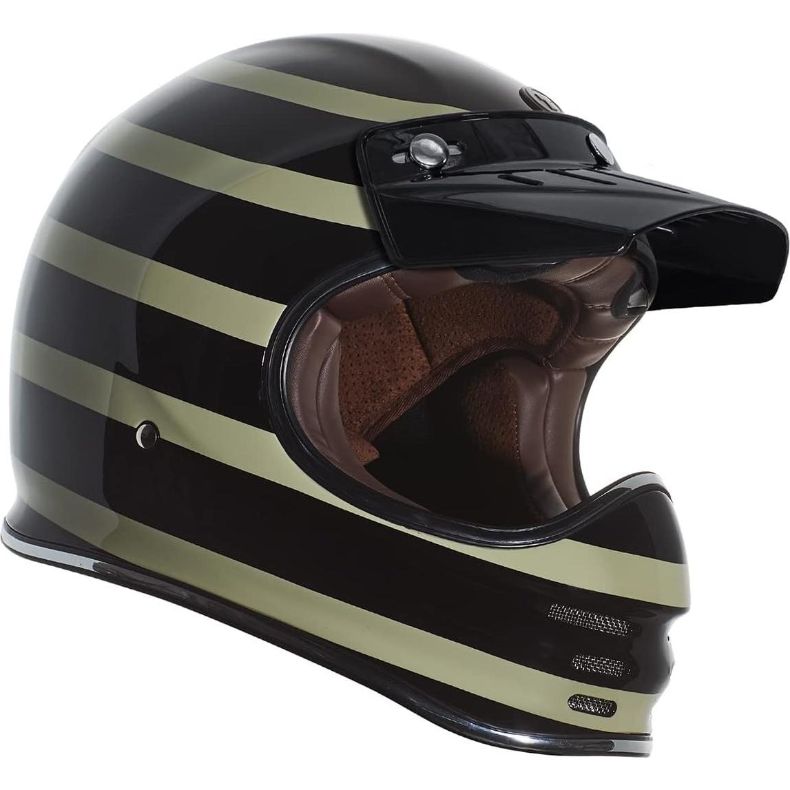 Casco Integral TORC T3 Retro Clásico Unisex 1.36 kg