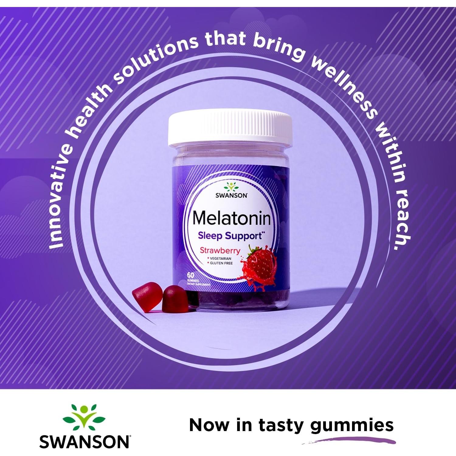 Melatonina Gominola Swanson 2.5mg 60 Gominolas
