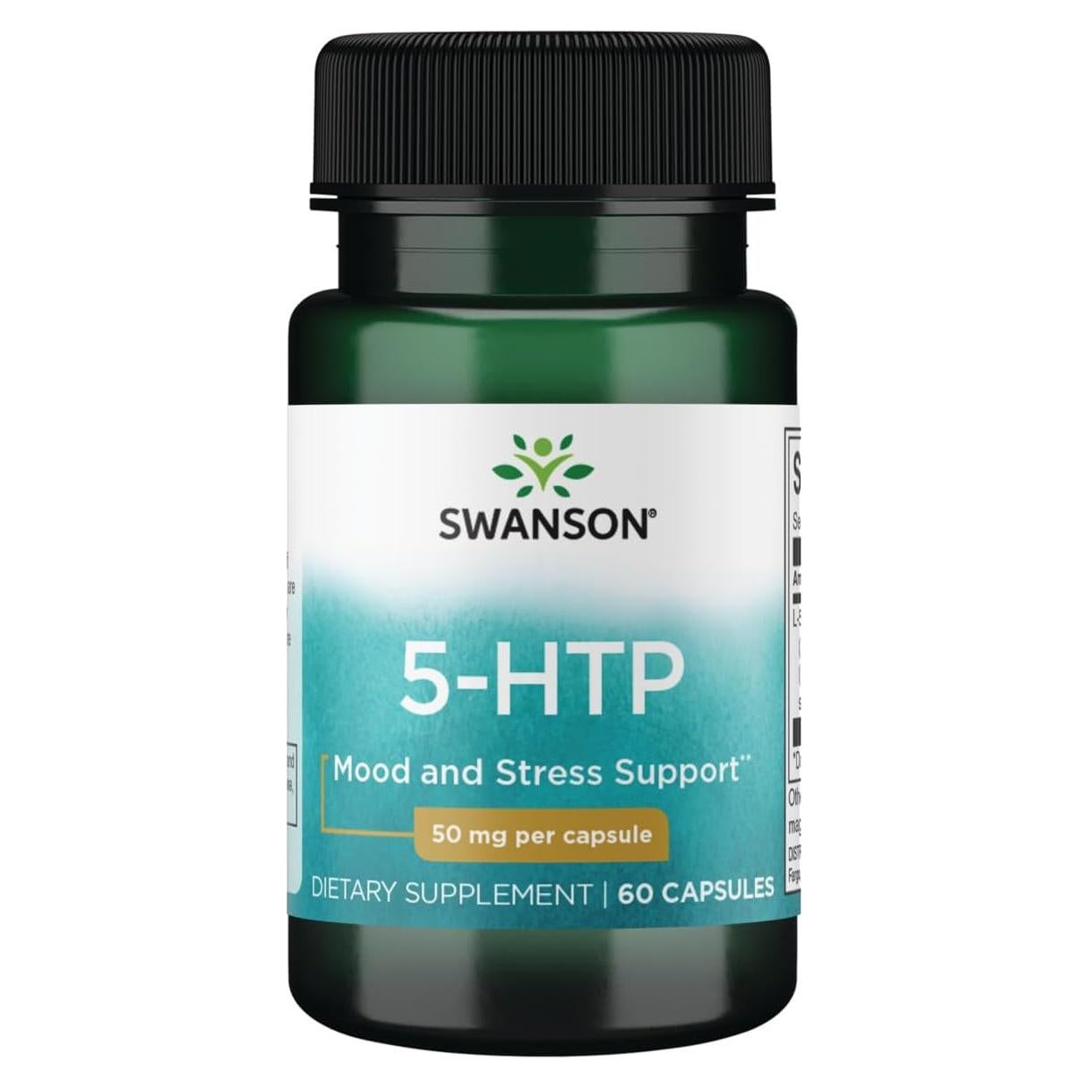 Suplemento Swanson 5-HTP 50 mg - 60 Cápsulas - Bienestar