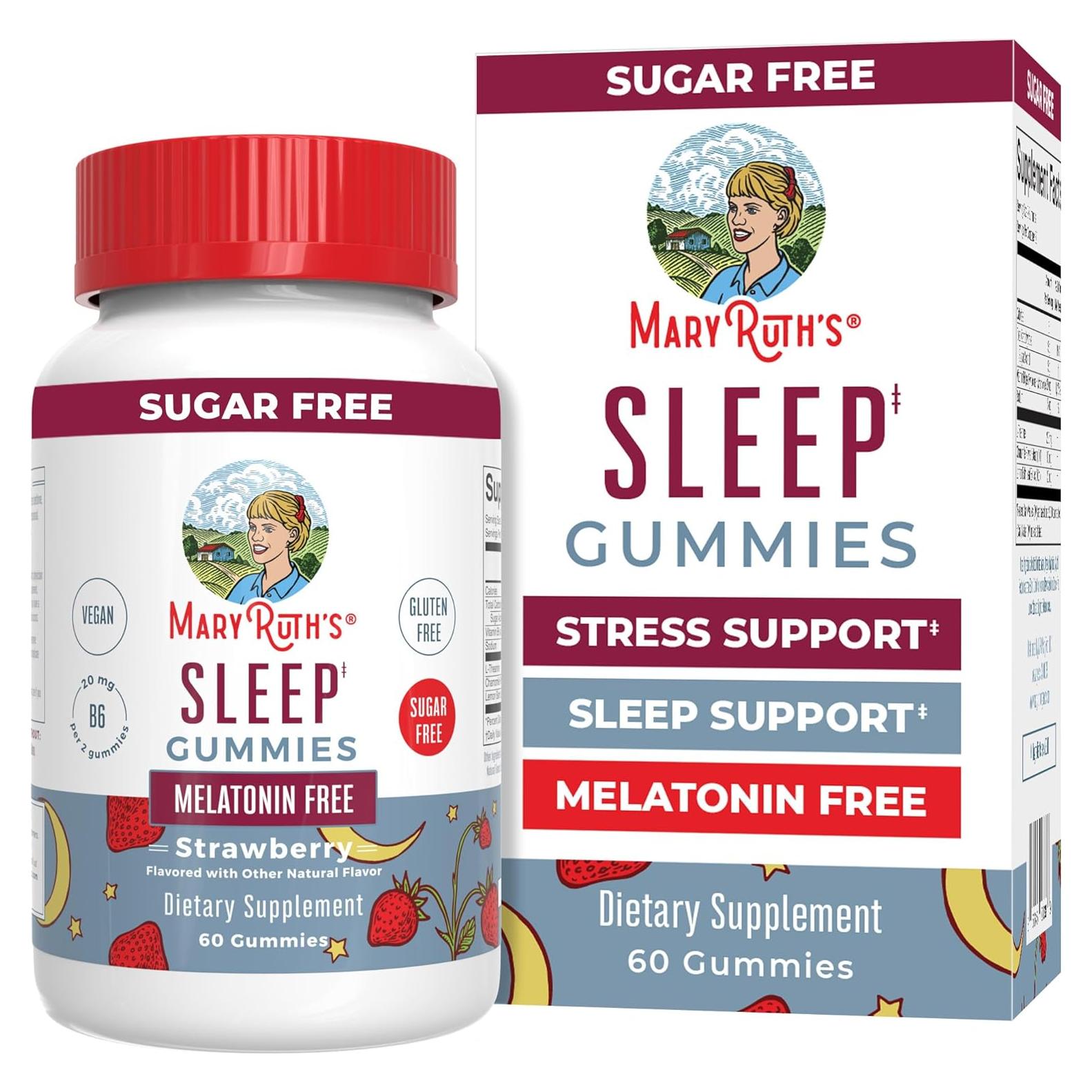 Gominolas para Dormir MaryRuth Sin Melatonina 60 Unidades