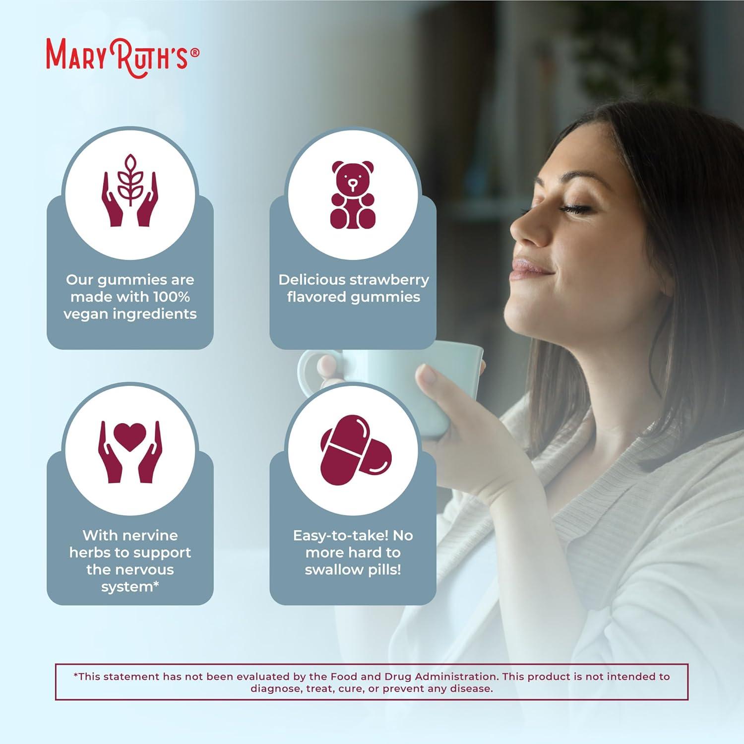 Gominolas para Dormir MaryRuth Sin Melatonina 60 Unidades