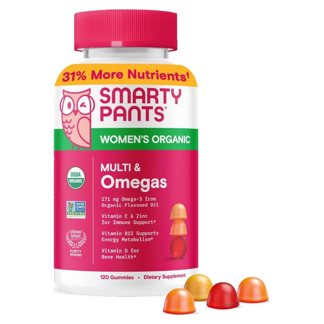 Gomas Multivitamínicas Orgánicas SmartyPants para Mujeres 120 Unidades
