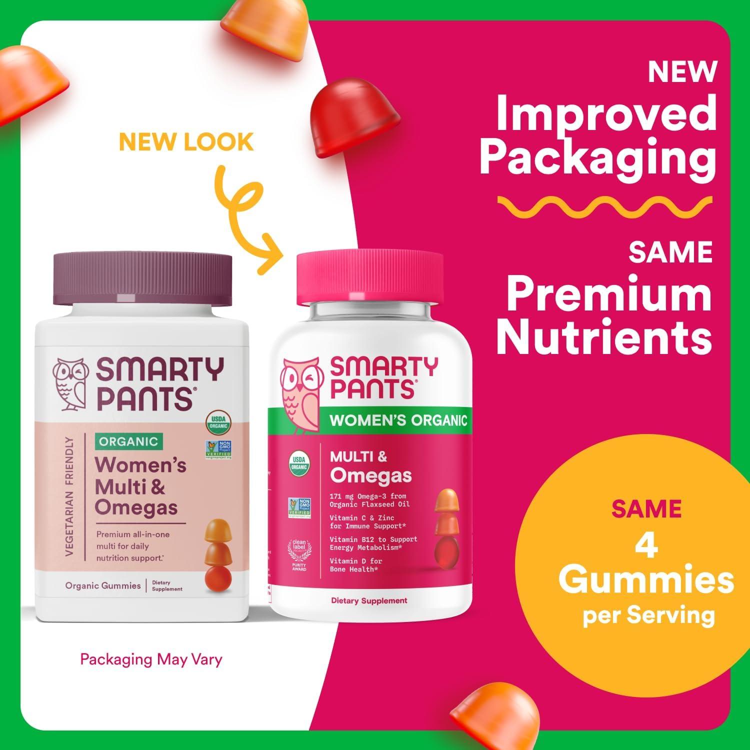 Gomas Multivitamínicas Orgánicas SmartyPants para Mujeres 120 Unidades