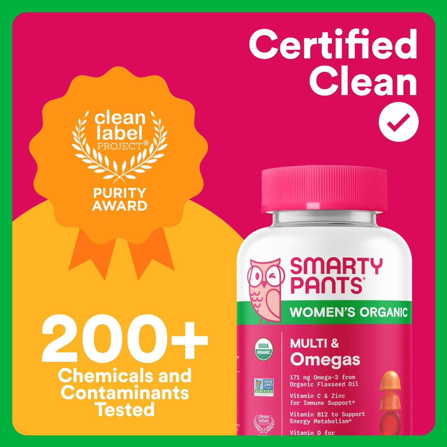 Gomas Multivitamínicas Orgánicas SmartyPants para Mujeres 120 Unidades
