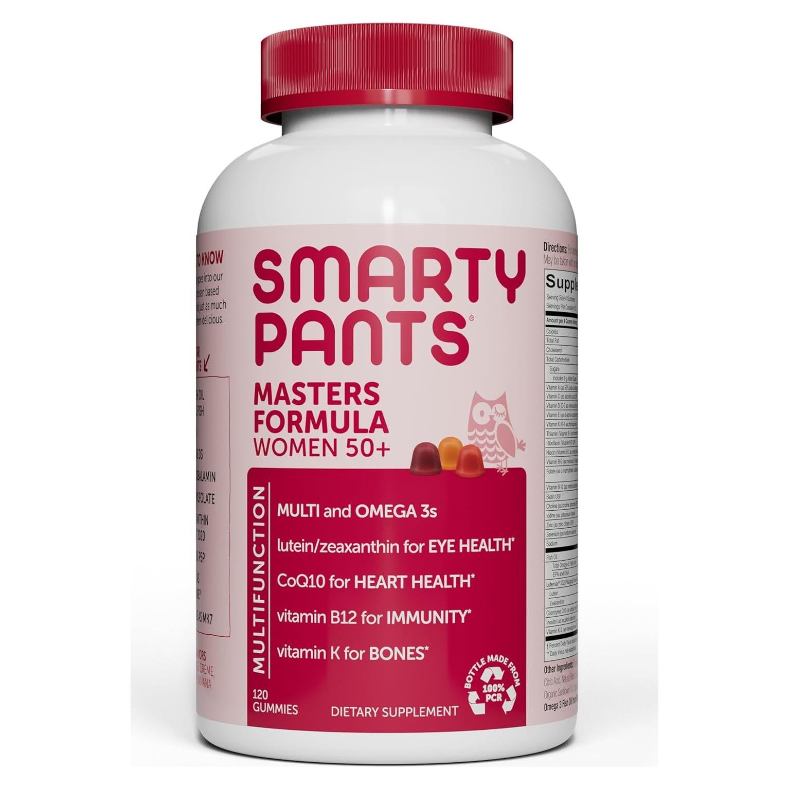 SmartyPants Multivitamina Gummy Mujeres 50+ 120 gomitas