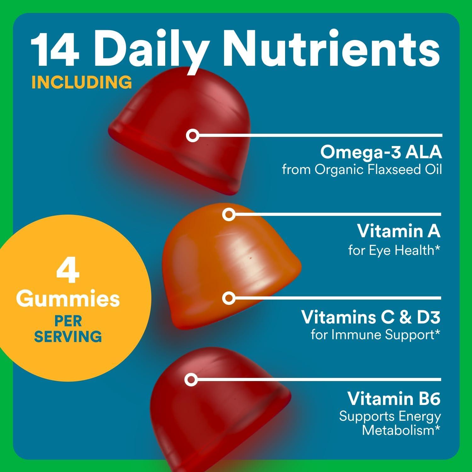 SmartyPants Multivitamina Orgánica para Hombres - 120 Gominolas