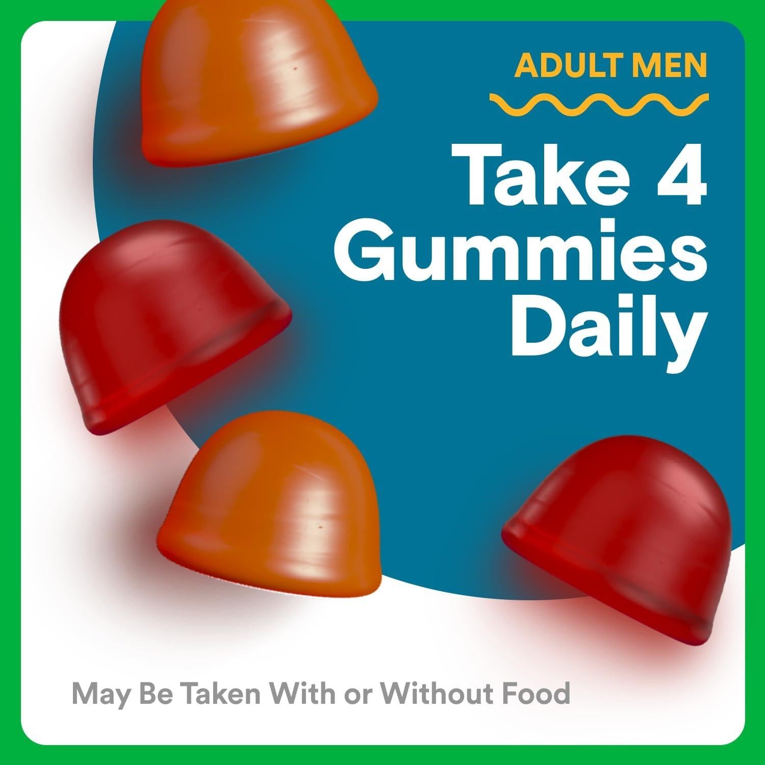 SmartyPants Multivitamina Orgánica para Hombres - 120 Gominolas