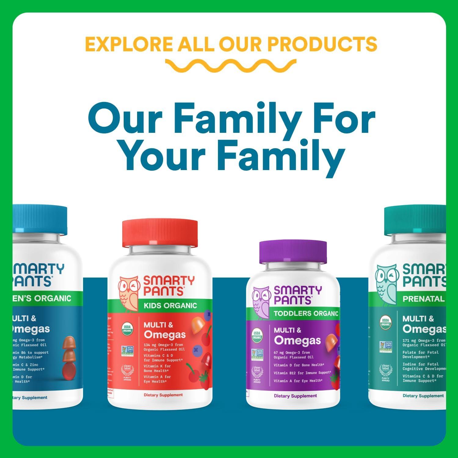 SmartyPants Multivitamina Orgánica para Hombres - 120 Gominolas