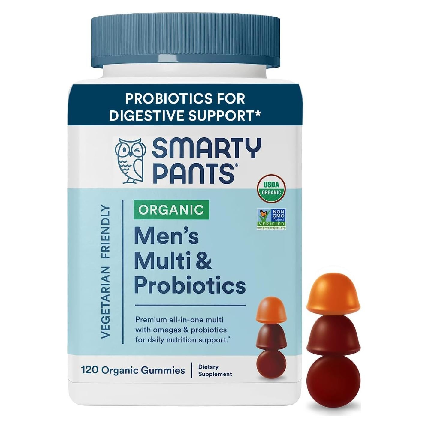 Multivitamina y Probióticos Orgánicos SmartyPants 120 Cápsulas