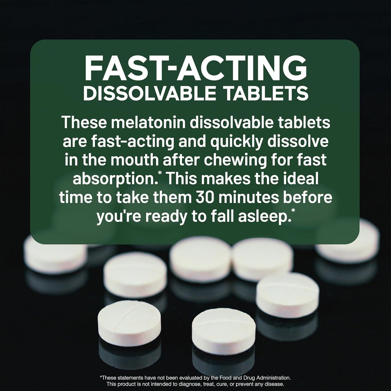 Tabletas Disolubles de Melatonina Smarter Sleep 4.5 mg - 60 Conteo