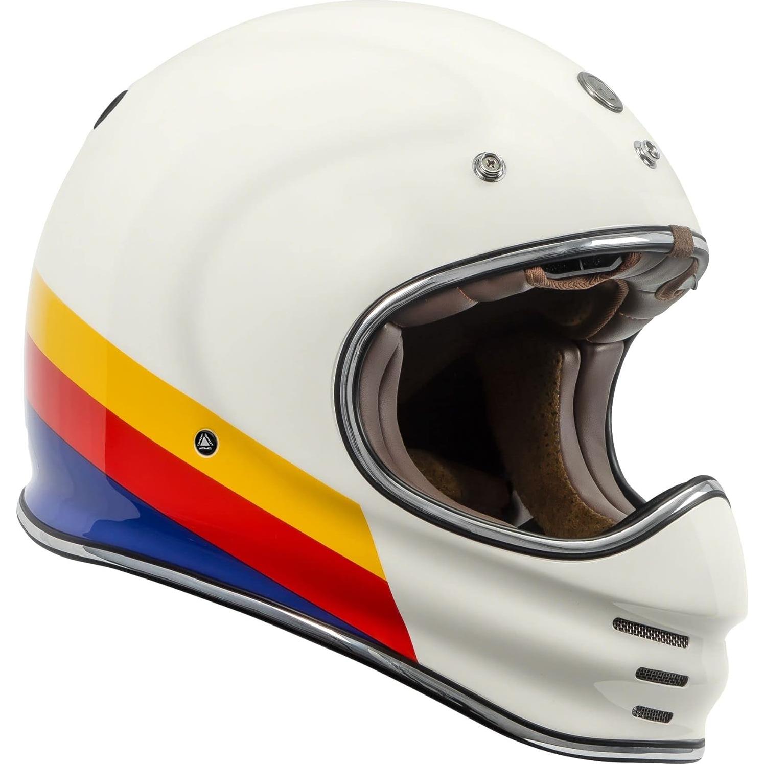 Casco Integral TORC T3 Blanco Perla Mediano Aprobado DOT ECE