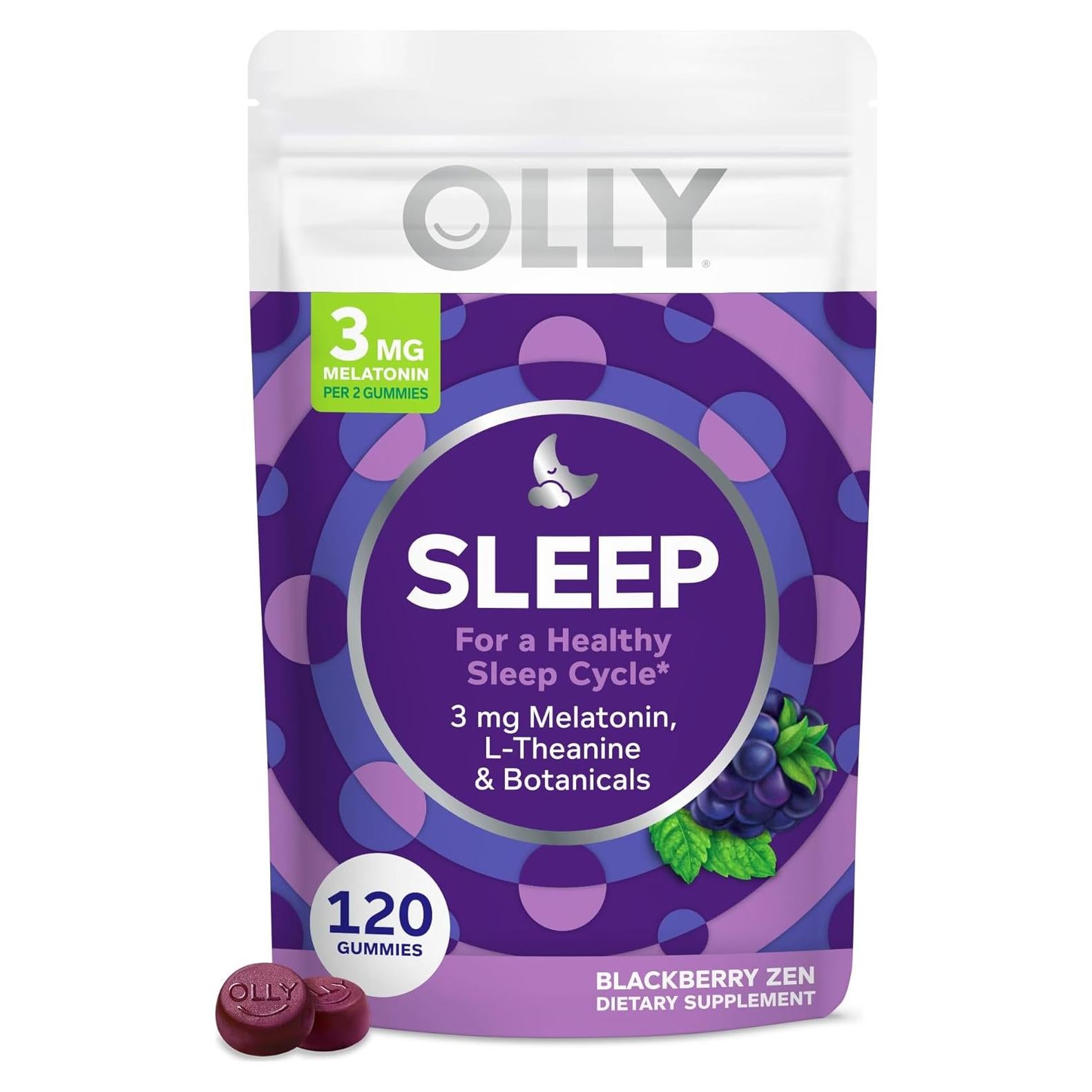 Gomitas para Dormir OLLY Sleep 120 Unidades Melatonina 3 mg