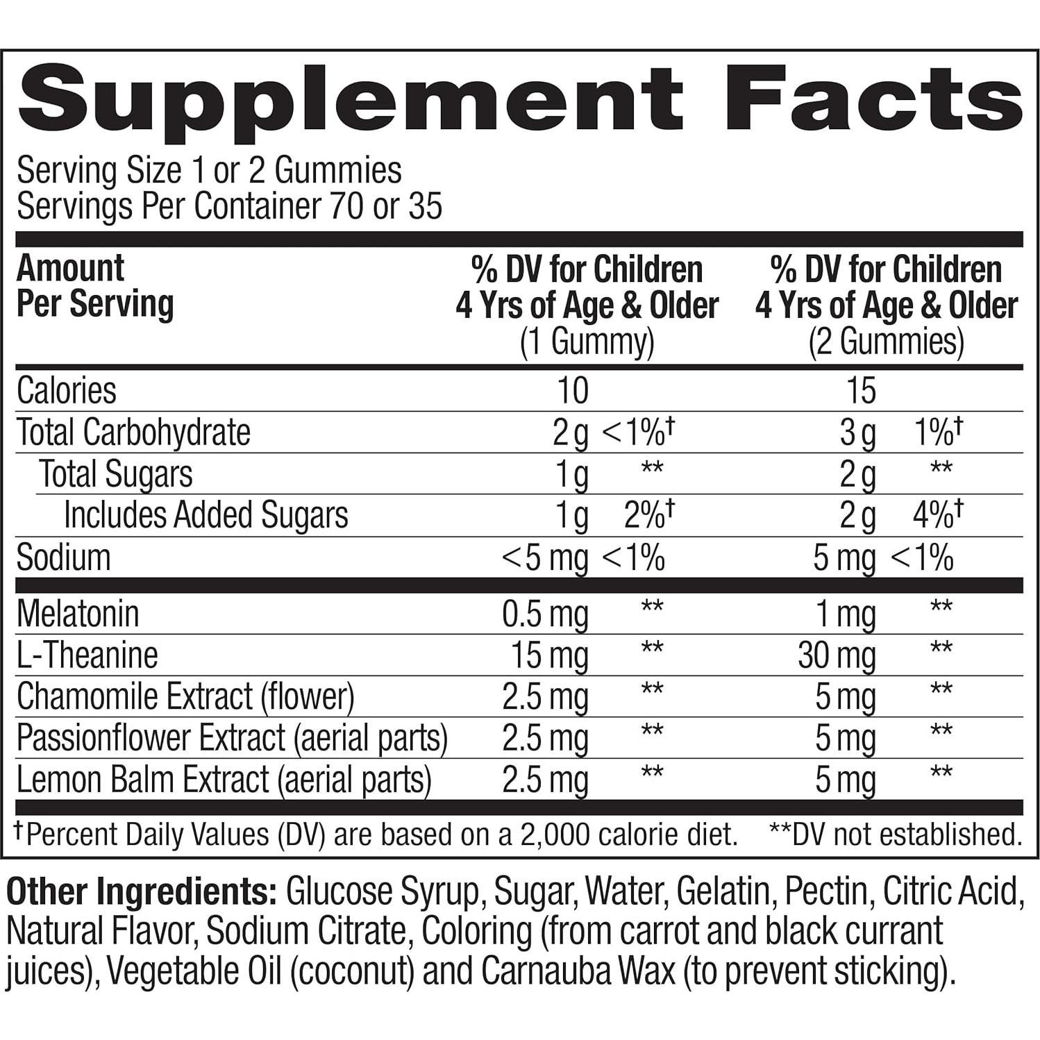 Gominolas OLLY para Dormir Niños 70 Conteo con Melatonina