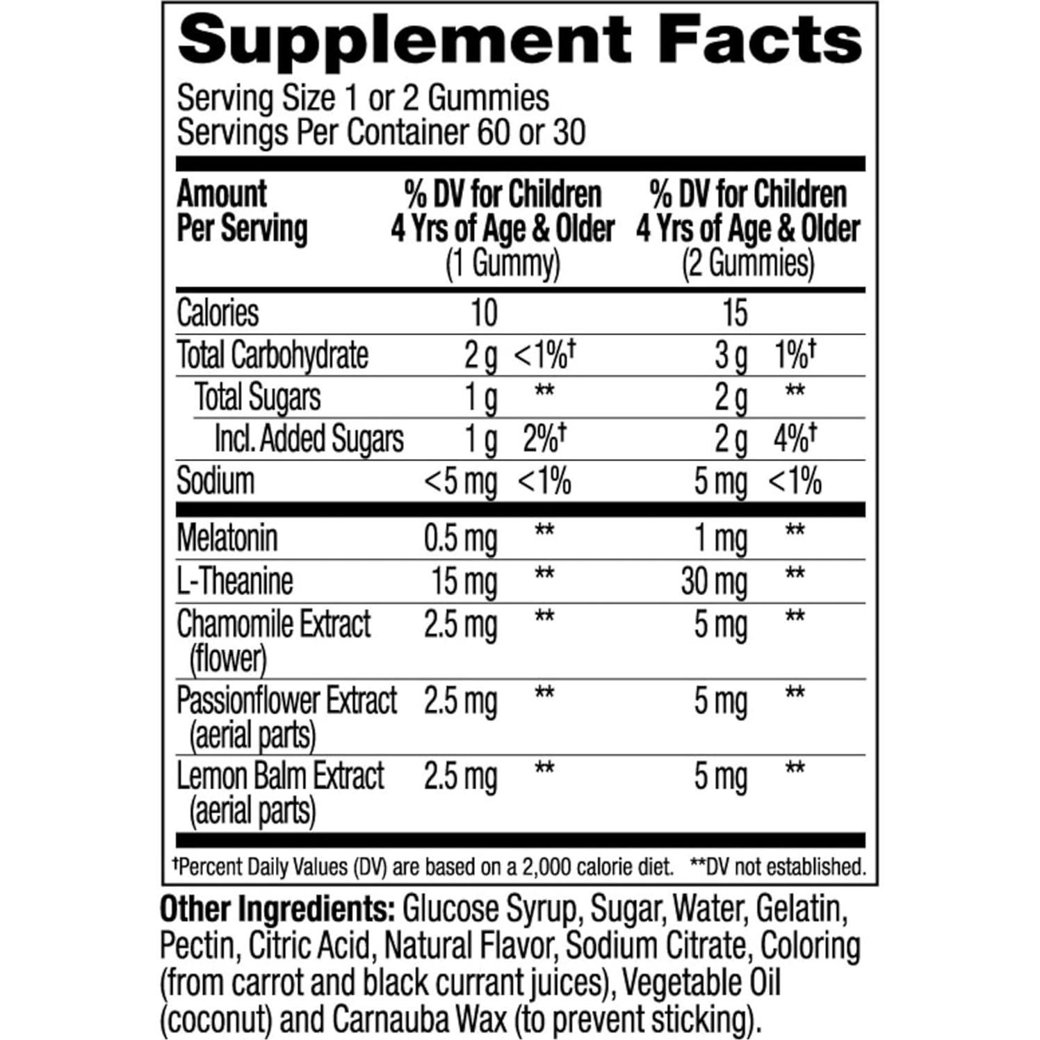 Gominolas OLLY para dormir niños 0.5mg Melatonina Frambuesa - 60 Unidades