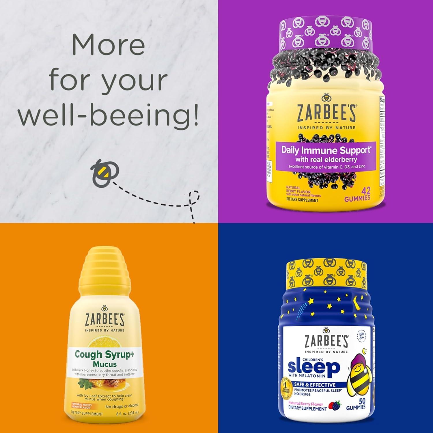 Gomitas de Melatonina Zarbee's 3mg para Dormir 60 Unidades