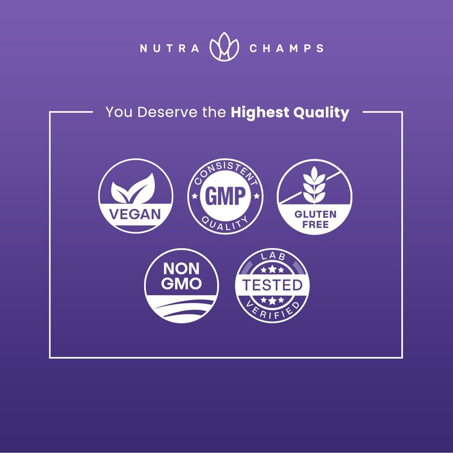 Gomitas de Melatonina Veganas NutraChamps 60 Unidades 2.5mg 5mg 10mg