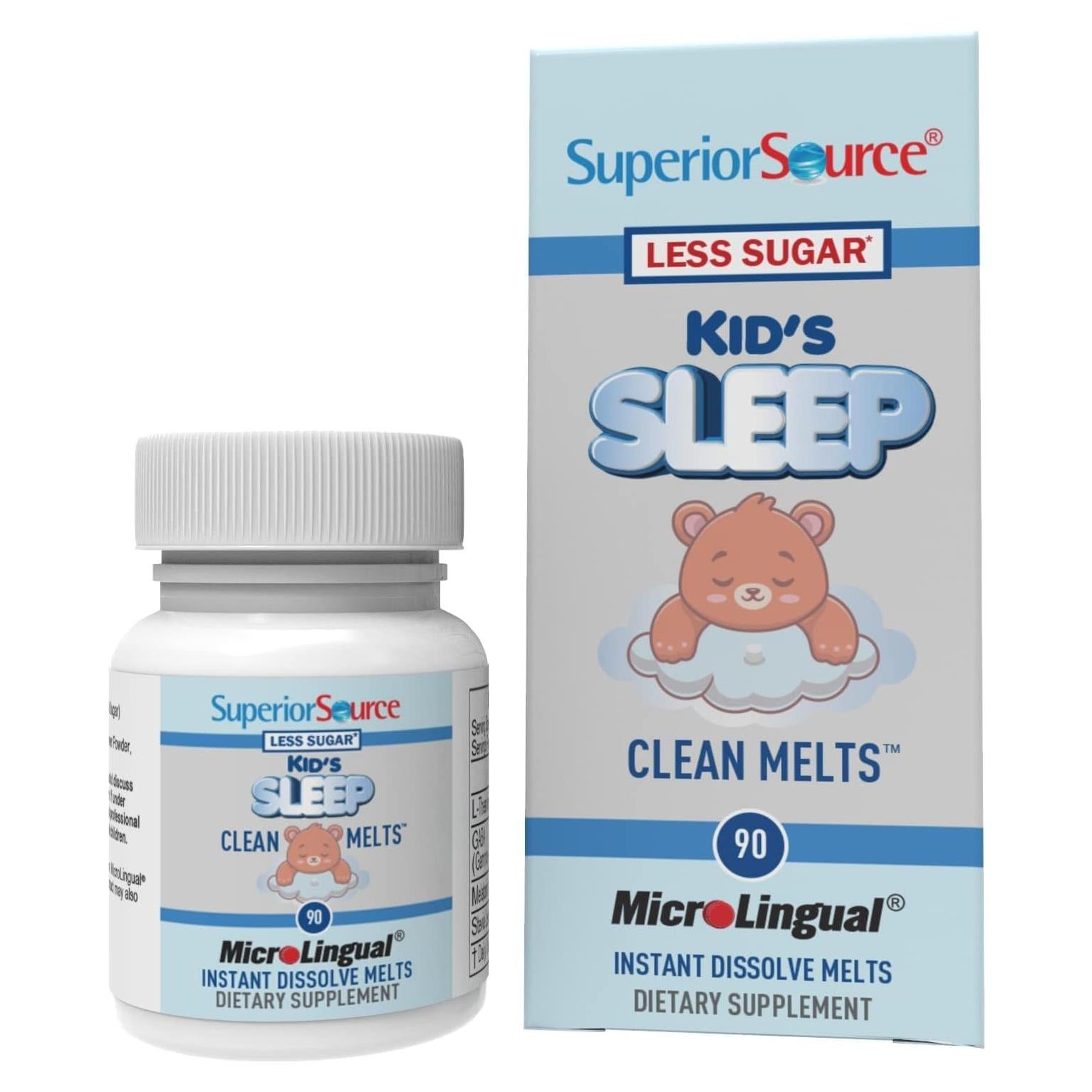 Melts de Sueño Limpio para Niños Superior Source - 90 Tabletas