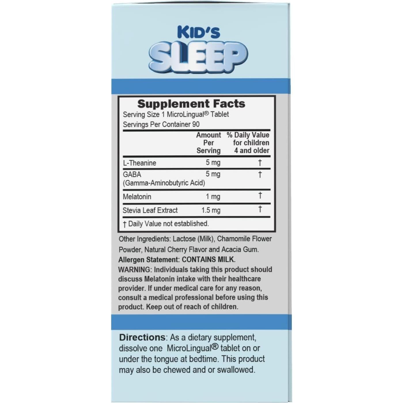 Melts de Sueño Limpio para Niños Superior Source - 90 Tabletas