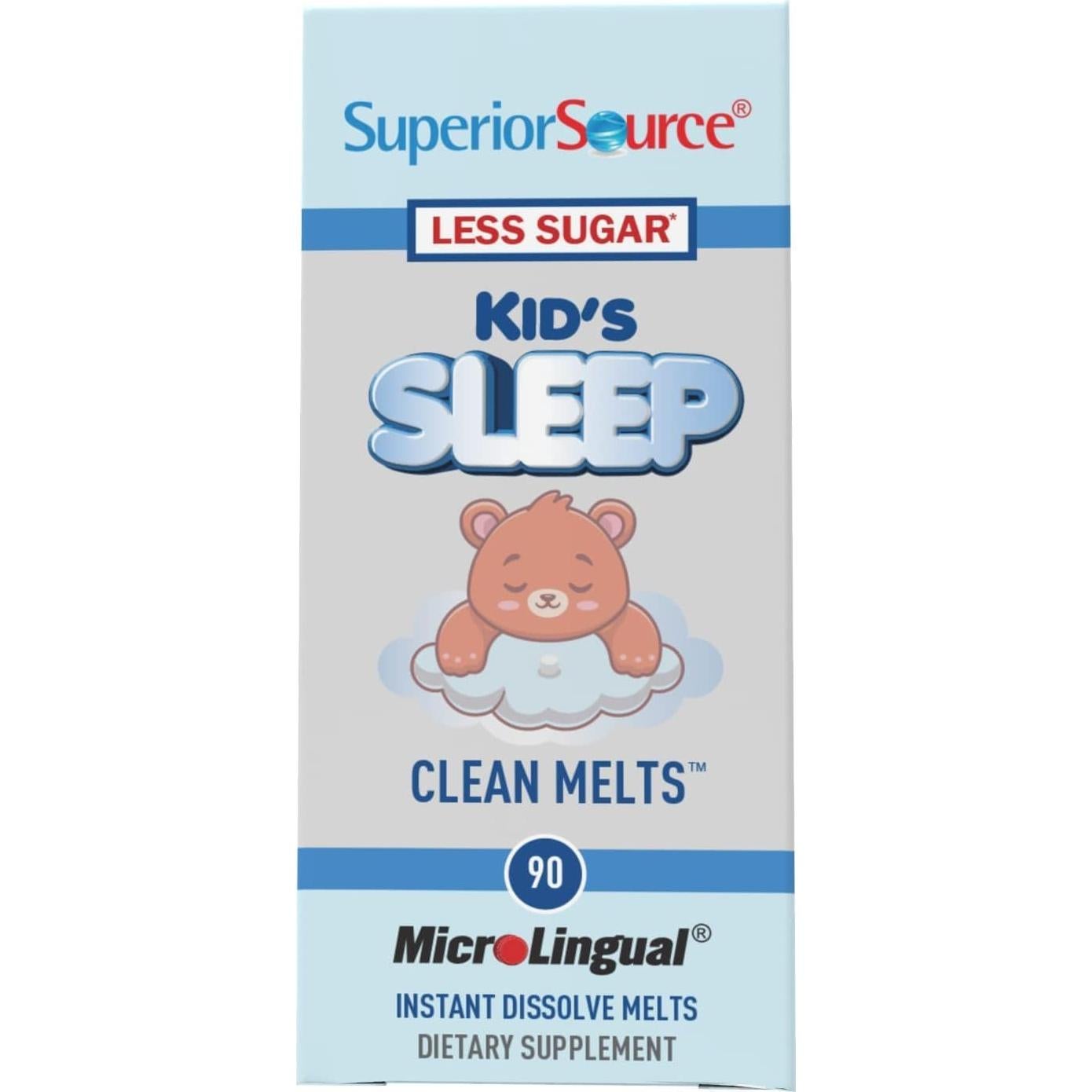 Melts de Sueño Limpio para Niños Superior Source - 90 Tabletas