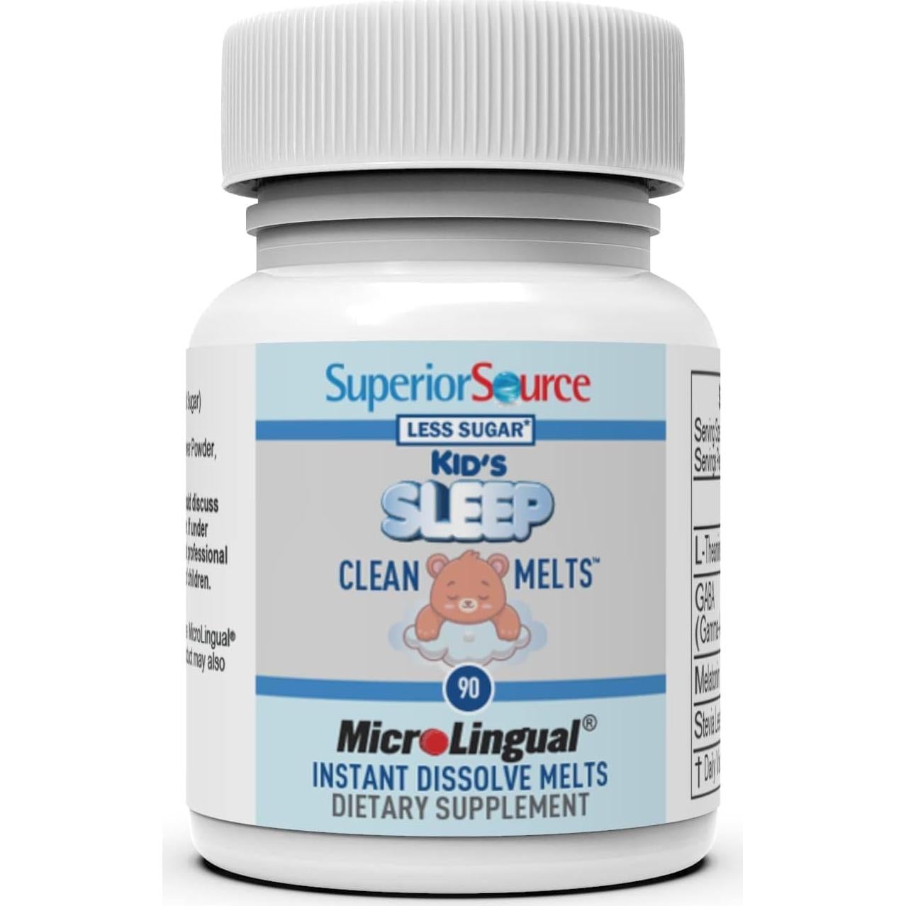 Melts de Sueño Limpio para Niños Superior Source - 90 Tabletas